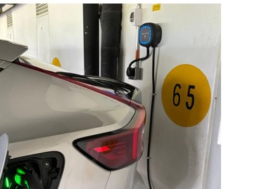 Punto de carga para vehículo eléctrico